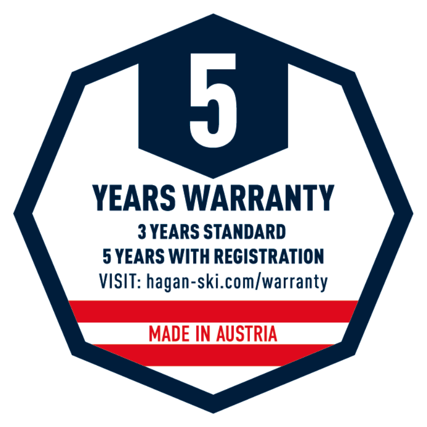 Hagan 5 year warranty
